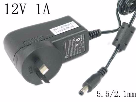 LEI / Leader MU12-N120100-A3 AC Adapter NEW Original 12V 1A, 5.5/2.1, AU 2-Pin Plug, New LEI / Leader MU12-N120100-A3 AC Adapter NEW Original 12V 1A, 5.5/2.1, AU 2-Pin Plug, New